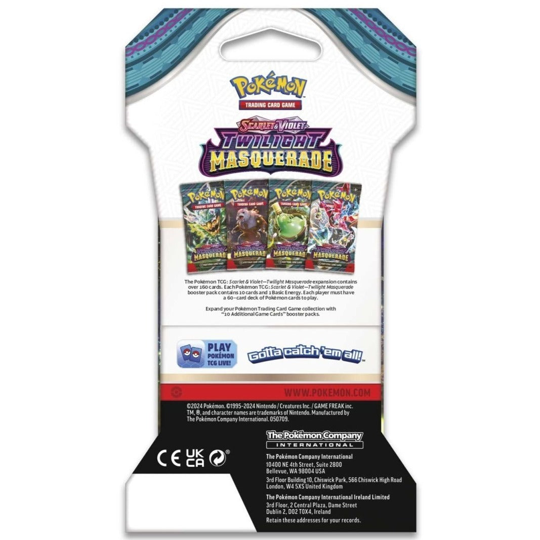 Pokemon Twilight Masquerade Sleeved Booster Pack [PRE-ORDER - 05/24/2024] 0820650412493 - King Card Canada