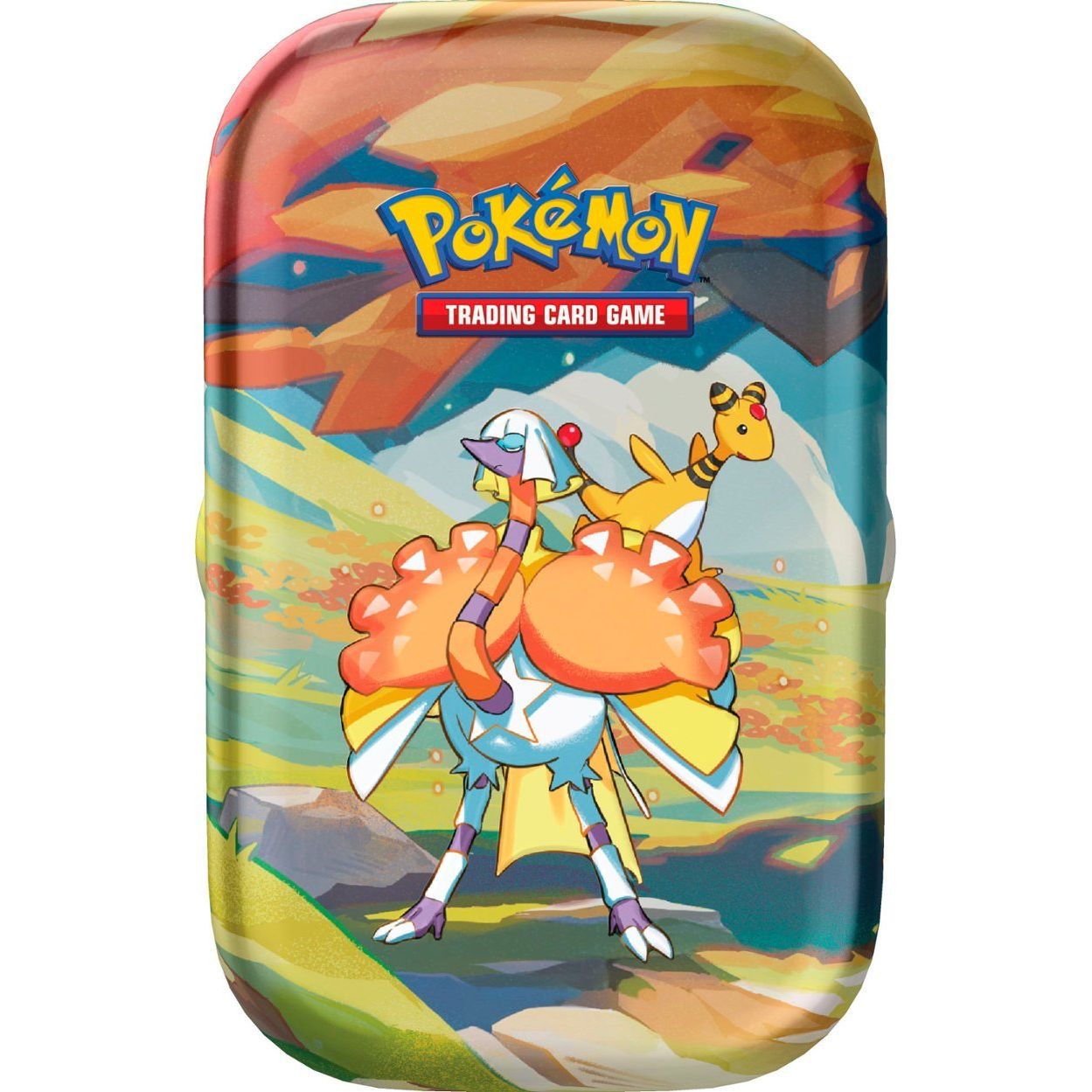 Pokemon Vibrant Paldea Mini Tin (Espathra & Ampharos) 0820650857676 - King Card Canada