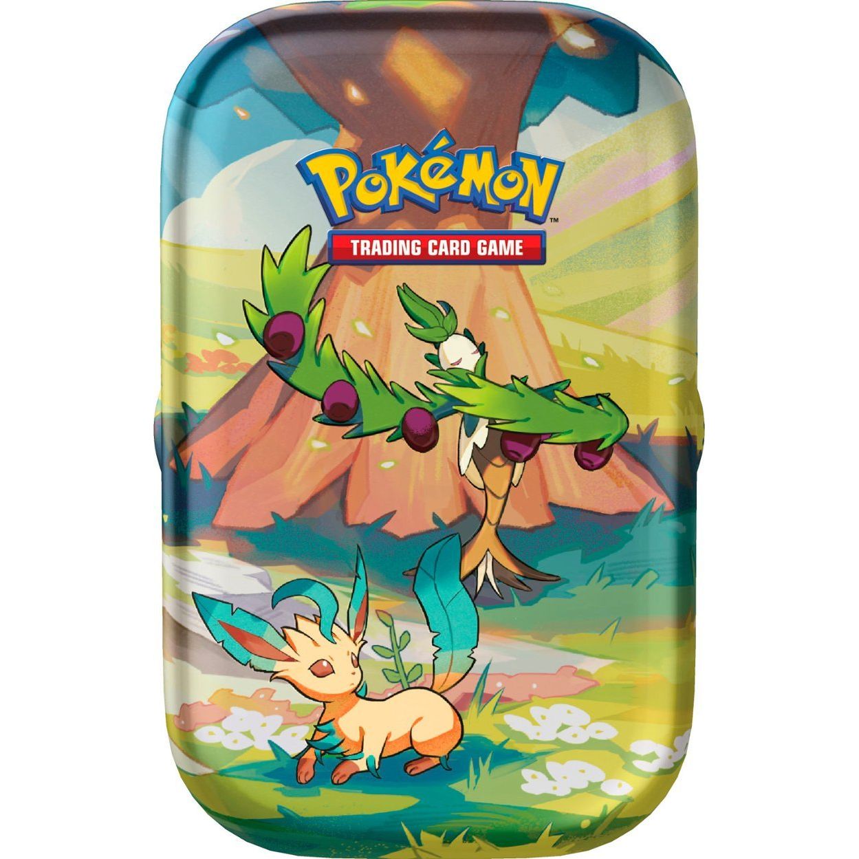 Pokemon Vibrant Paldea Mini Tin (Leafeon & Arboliva) 0820650857676 - King Card Canada