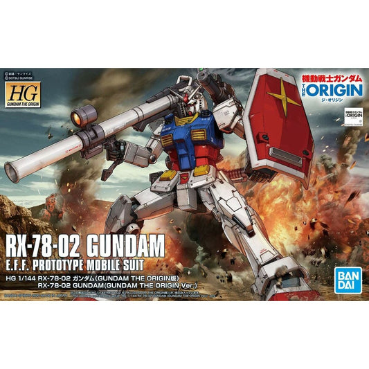 RX - 78 - 02 Gundam - The Origin 026 Gunpla Model (HG 1/144 Scale) 4573102589293 at King Card Canada