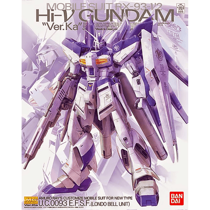 RX - 93 - V2 Hi - V Gundam Ver.Ka - Master Grade Gunpla Model (MG 1/100 Scale) 4573102615916 at King Card Canada
