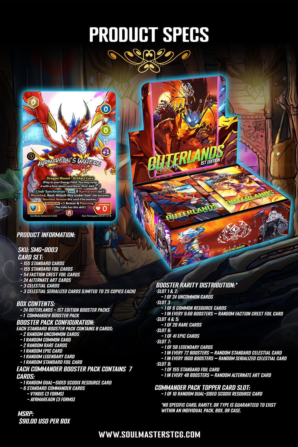 Soul Masters Trading Card Game Booster Box - Outerlands (1st Edition) 632125574052 at King Card Canada
