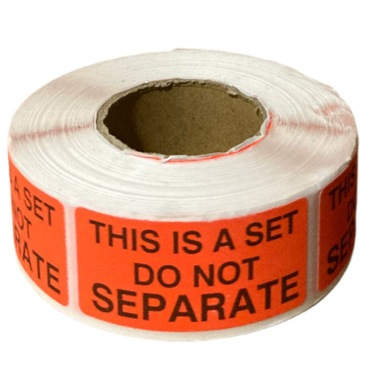 Sticker Roll "This is a Set Do Not Separate" (500 Stickers) at King Card Canada