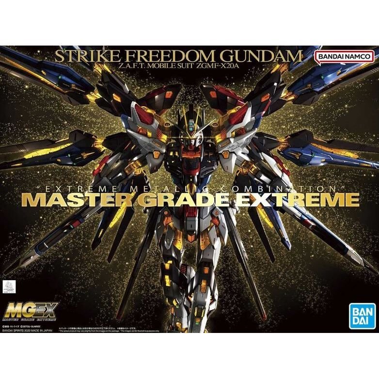 Strike Freedom Gundam - Master Grade Extreme Gunpla Model (MGEX 1/100 Scale) 4573102633682 at King Card Canada