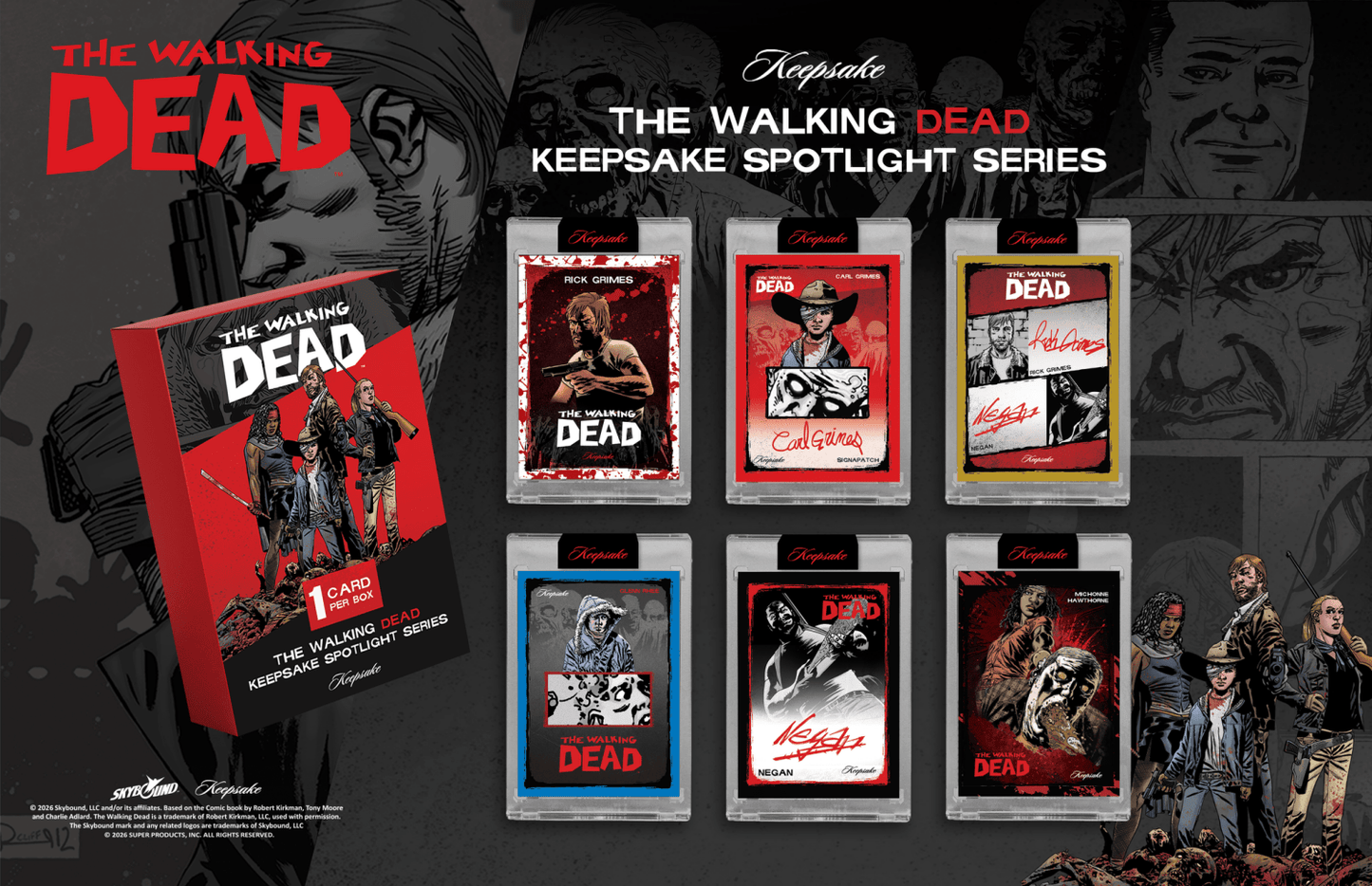 The Walking Dead Keepsake Spotlight Series Box 810216480141 at King Card Canada