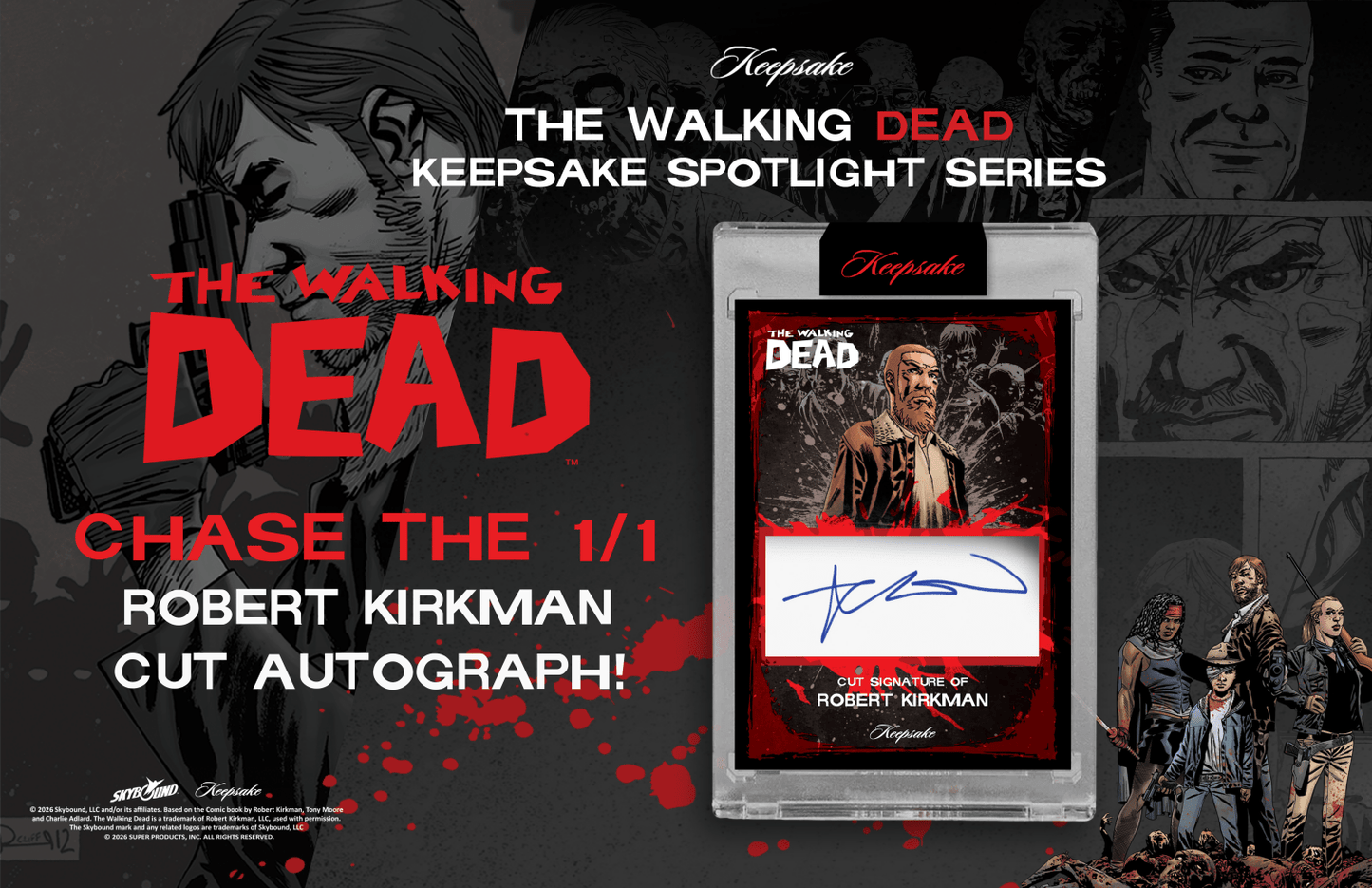 The Walking Dead Keepsake Spotlight Series Box 810216480141 at King Card Canada