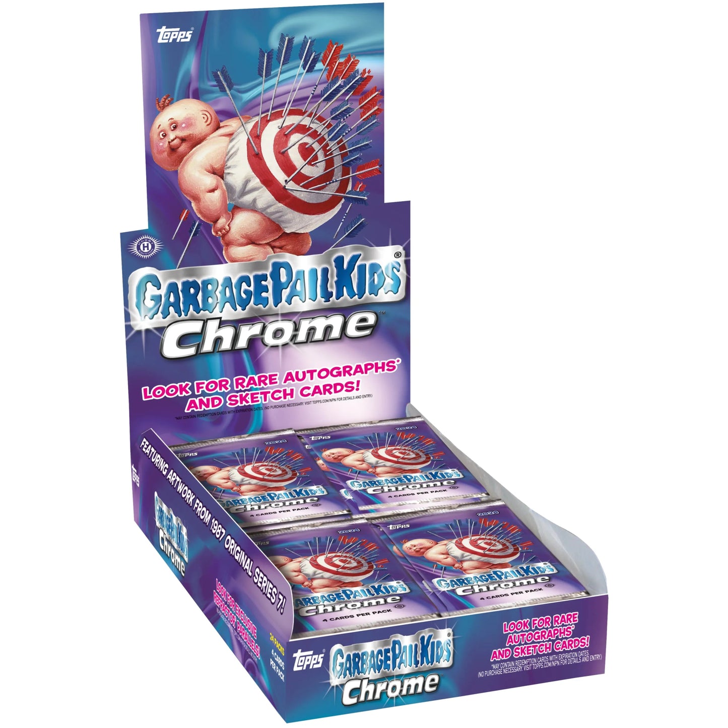 Topps Chrome Garbage Pail Kids Series 7 Hobby Box 887521131051 at King Card Canada