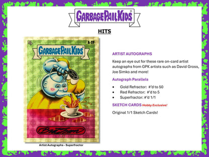 Topps Chrome Garbage Pail Kids Series 7 Hobby Box 887521131051 at King Card Canada