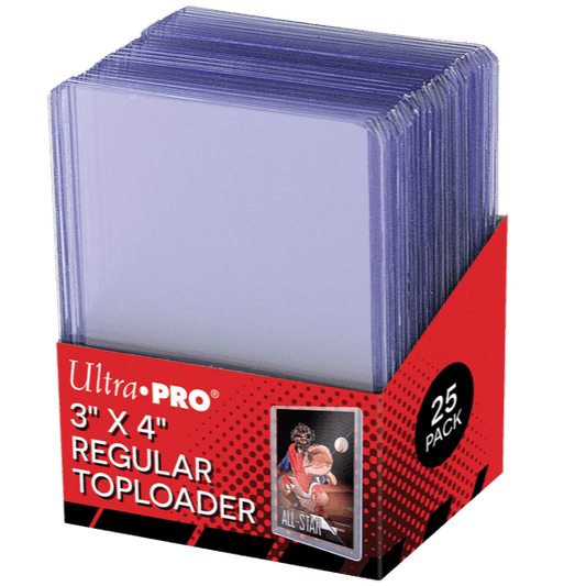 Ultra Pro Regular Toploaders (25 - Pack) 074427812225 at King Card Canada