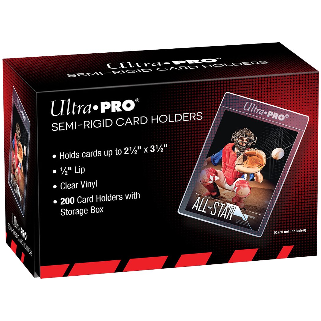 Ultra Pro Semi - Rigid Card Holders for Standard Size Cards (200 - Pack) 074427811501 at King Card Canada