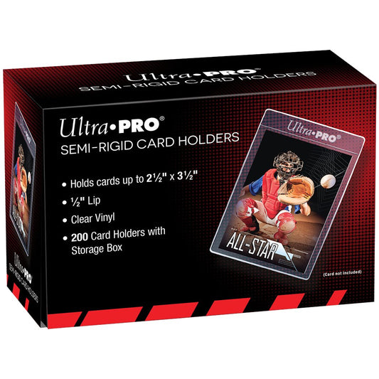 Ultra Pro Semi - Rigid Card Holders for Standard Size Cards (200 - Pack) 074427811501 at King Card Canada