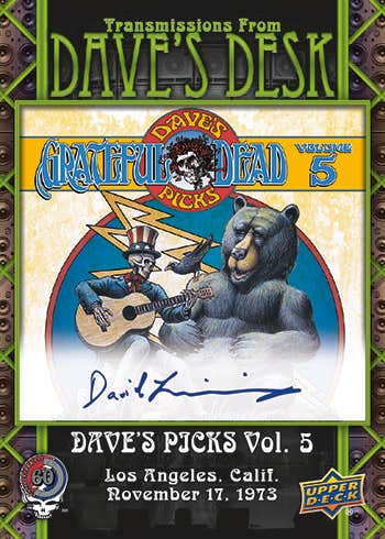 Upper Deck 2025 Grateful Dead - 60 Years So Far... A Visual Trip Box Set 053334000659 at King Card Canada