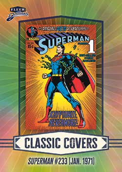 Upper Deck Fleer Brilliants Superman Trading Cards Mega Box 053334446716 at King Card Canada