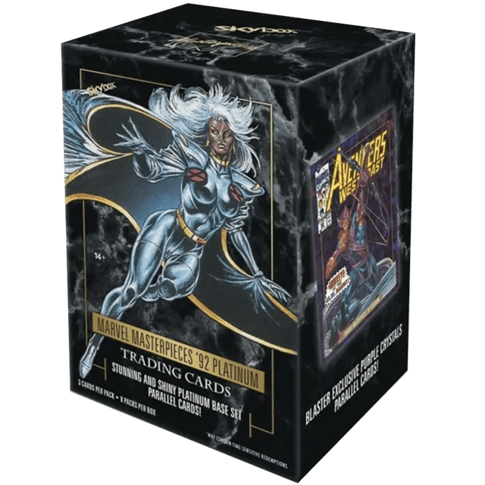 Upper Deck Skybox Marvel Masterpieces '92 Platinum Trading Cards Blaster Box 053334166195 at King Card Canada