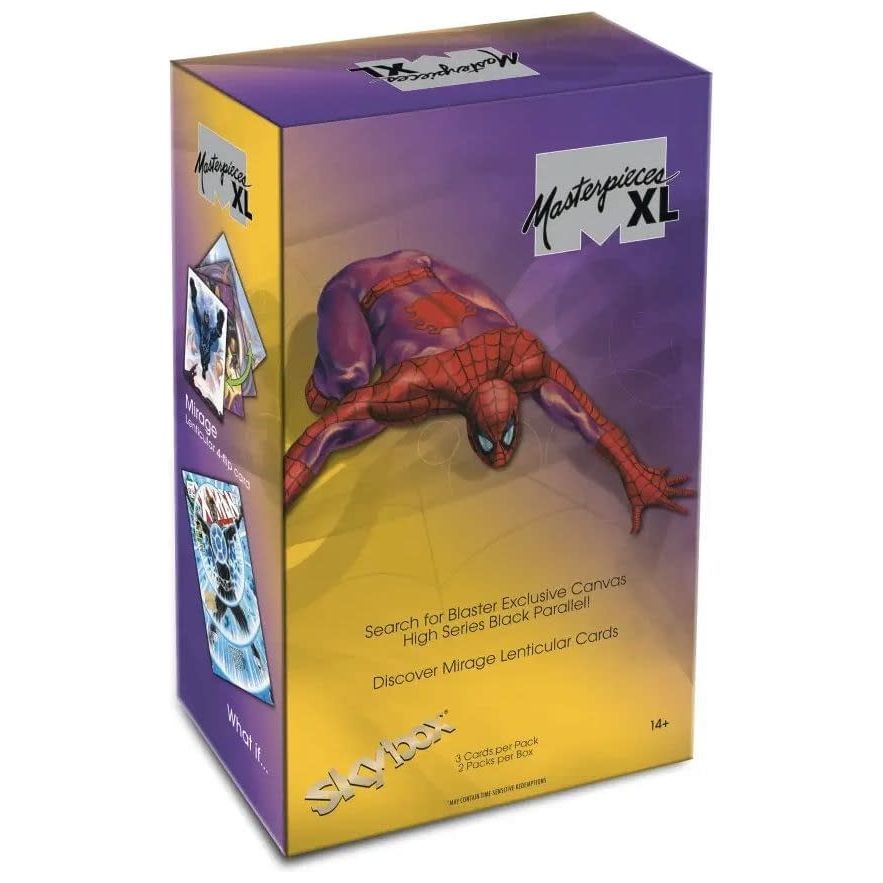 Upper Deck Skybox Marvel Masterpieces XL Trading Cards Blaster Box 053334353151 at King Card Canada