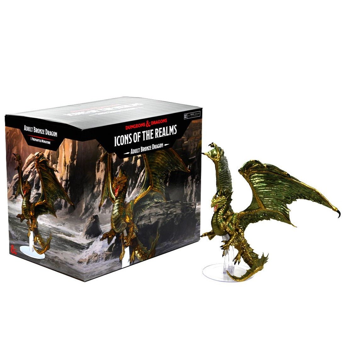 WizKids D&D Icons of the Realms: Adult Bronze Dragon Premium Figure at King Card Canada