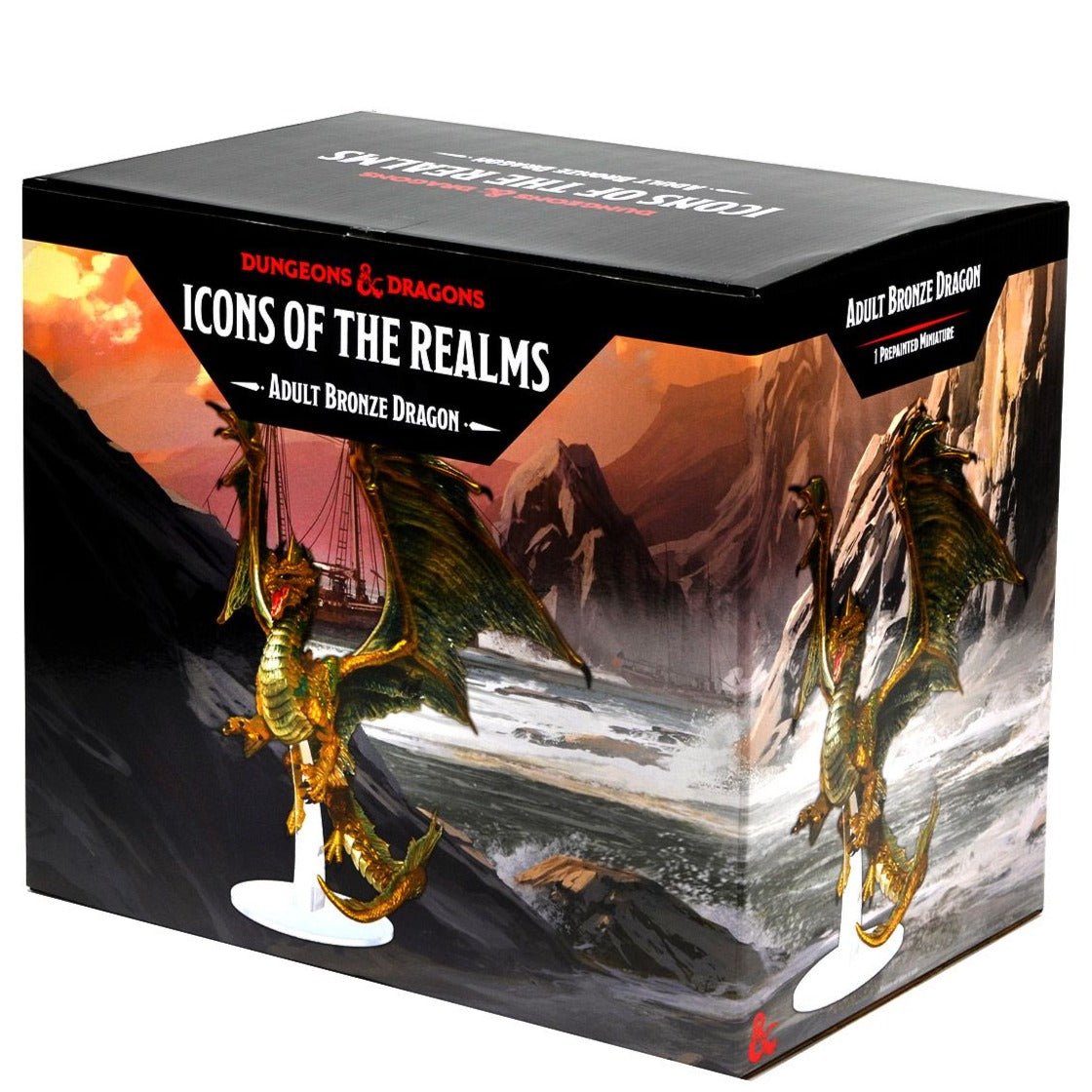 WizKids D&D Icons of the Realms: Adult Bronze Dragon Premium Figure at King Card Canada