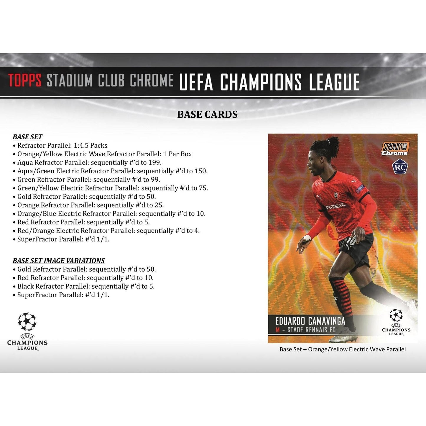 2020-21 Topps Stadium Club Chrome UEFA Champions League Soccer Hobby Box 887521100194 - King Card Canada