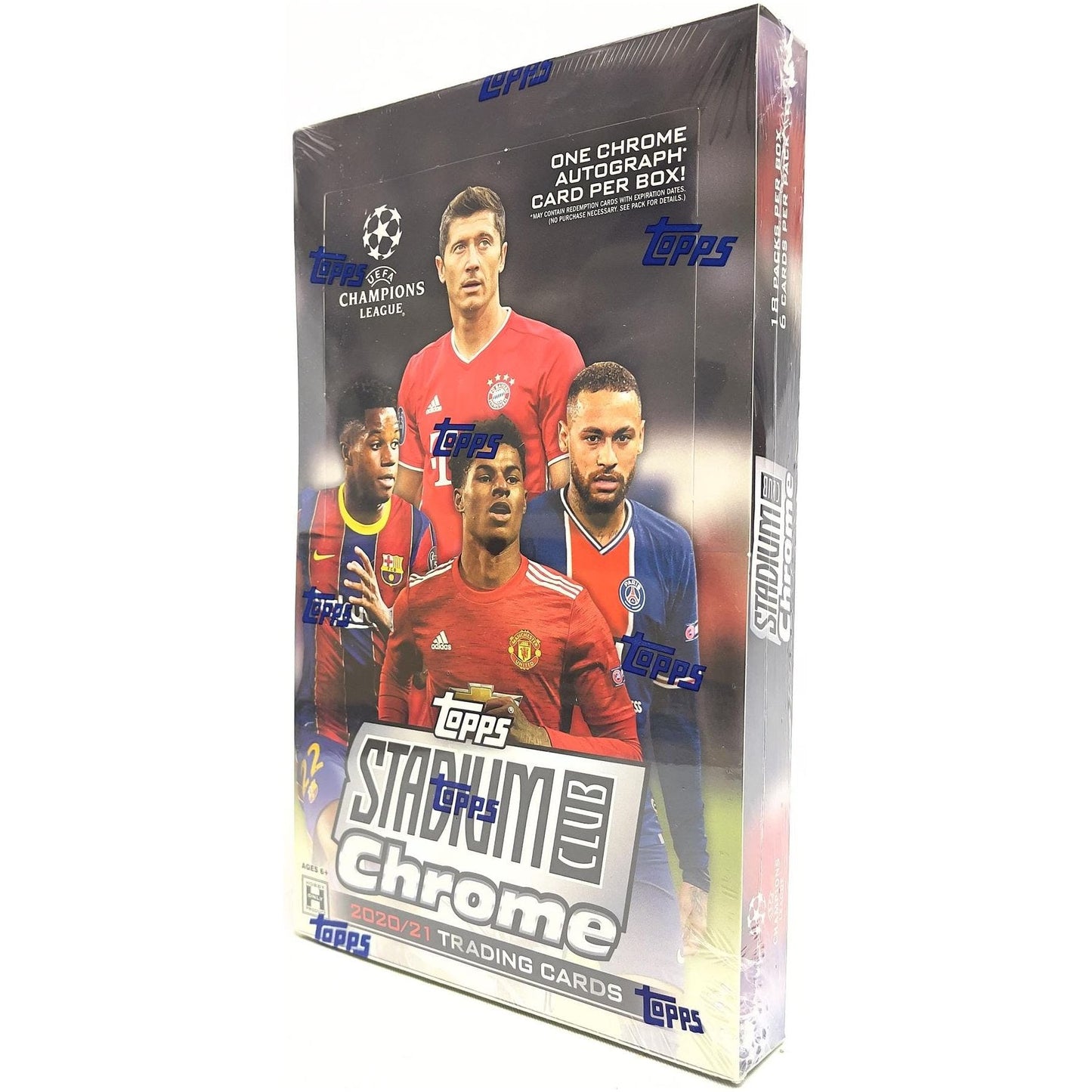 2020-21 Topps Stadium Club Chrome UEFA Champions League Soccer Hobby Box 887521100194 - King Card Canada