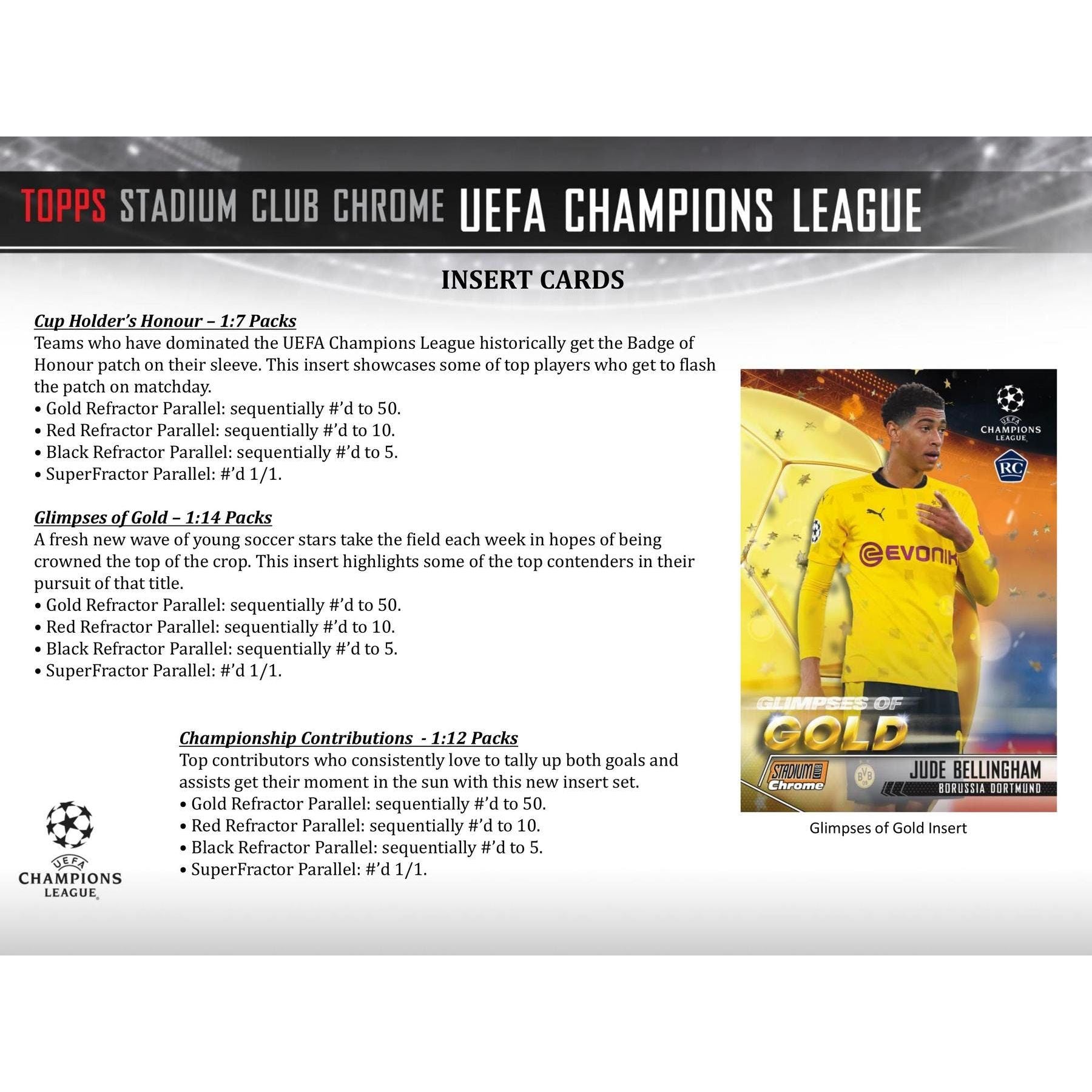 2020-21 Topps Stadium Club Chrome UEFA Champions League Soccer Hobby Box 887521100194 - King Card Canada