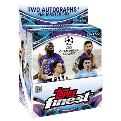 2021-22 Topps Finest UEFA Champions League Soccer Master Hobby Box - King Card Canada