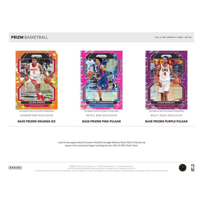 2021-22 Panini Prizm Basketball Blaster Box 613297981589 - King Card Canada