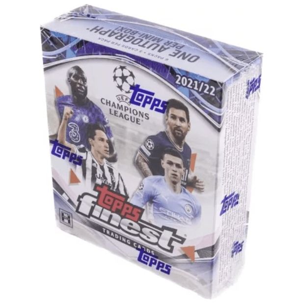 2021 - 22 Topps Finest UEFA Champions League Soccer Master Hobby Box at King Card Canada