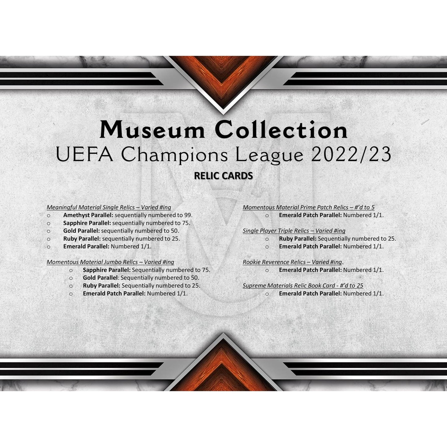 2022-23 Topps Museum Collection UEFA Champions League Soccer Hobby Box 887521117024 - King Card Canada