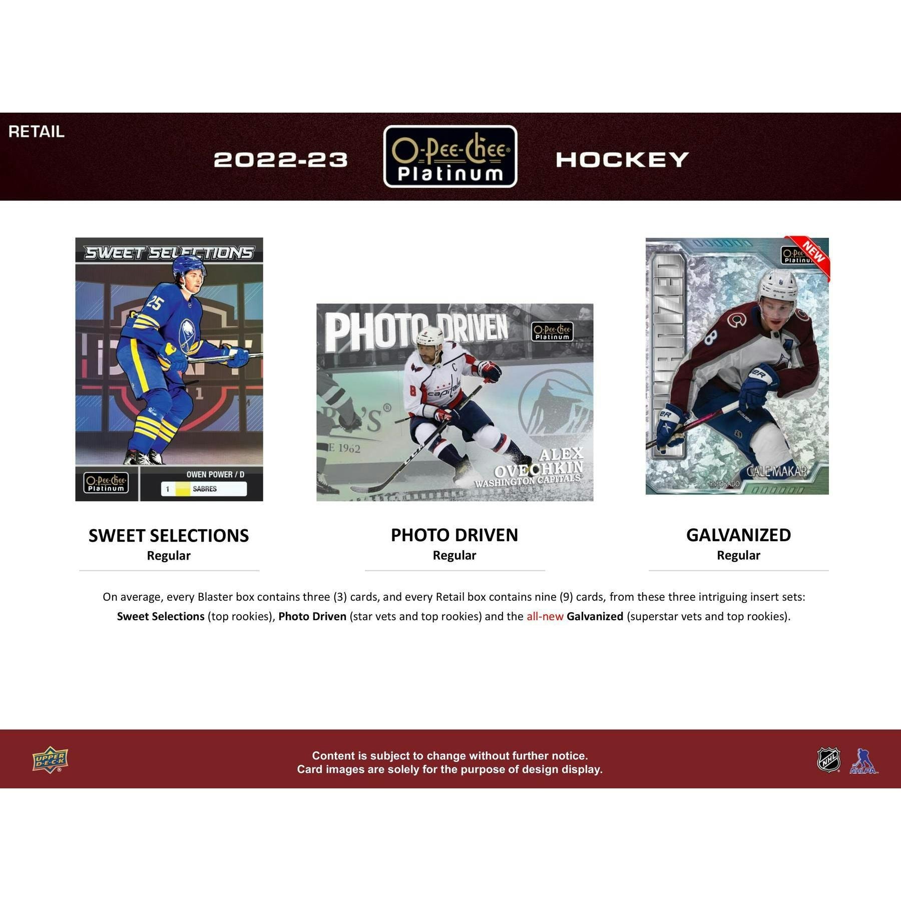 2022-23 Upper Deck O-Pee-Chee Platinum Hockey Blaster Box 053334120654 - King Card Canada