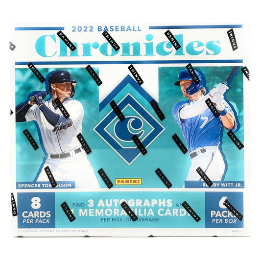 2022 Panini Chronicles Baseball Hobby Box 746134126154 - King Card Canada