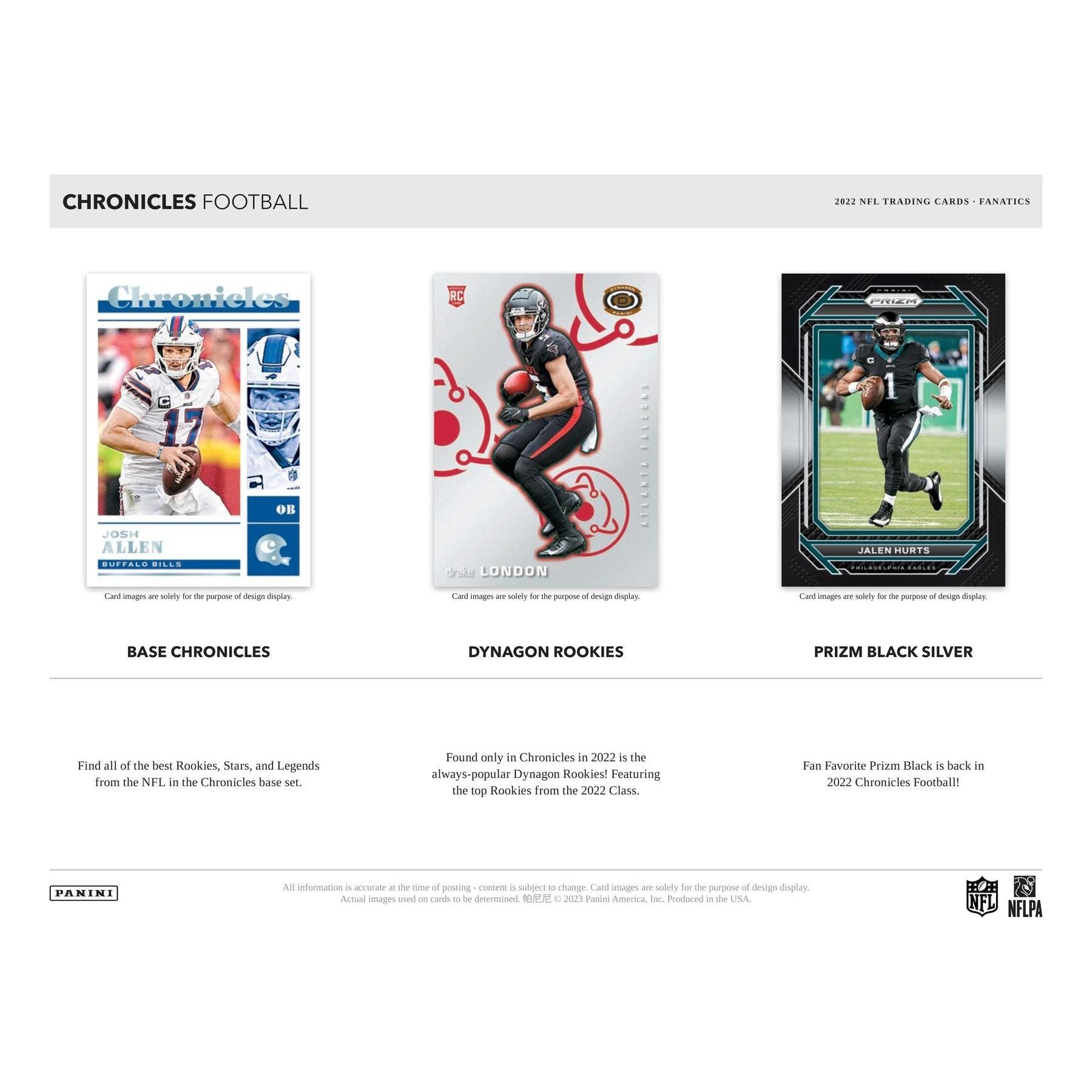 2022 Panini Chronicles Football Blaster Box 746134136580 - King Card Canada