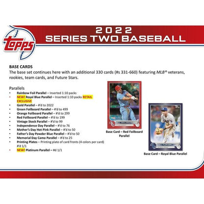 2022 Topps Series 2 Baseball Bundle (1 Vending Box, 2 Blaster Boxes, 2 Hanger Boxes) - King Card Canada