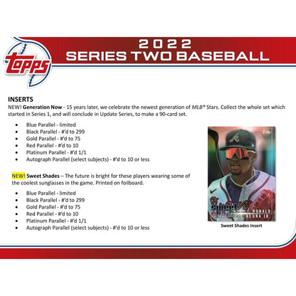 2022 Topps Series 2 Baseball Retail Pack - King Card Canada