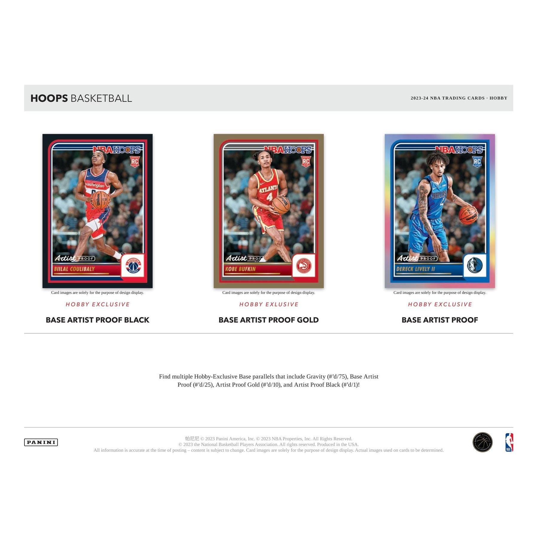 2023-24 Panini NBA Hoops Basketball Hobby Box 746134149894 - King Card Canada