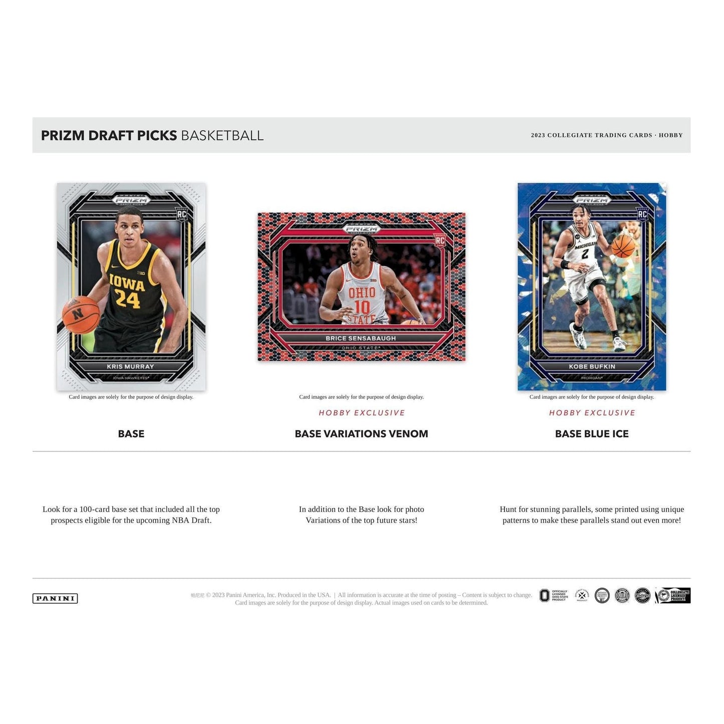 2023-24 Panini Prizm Basketball Draft Picks Hobby Box 746134148194 - King Card Canada