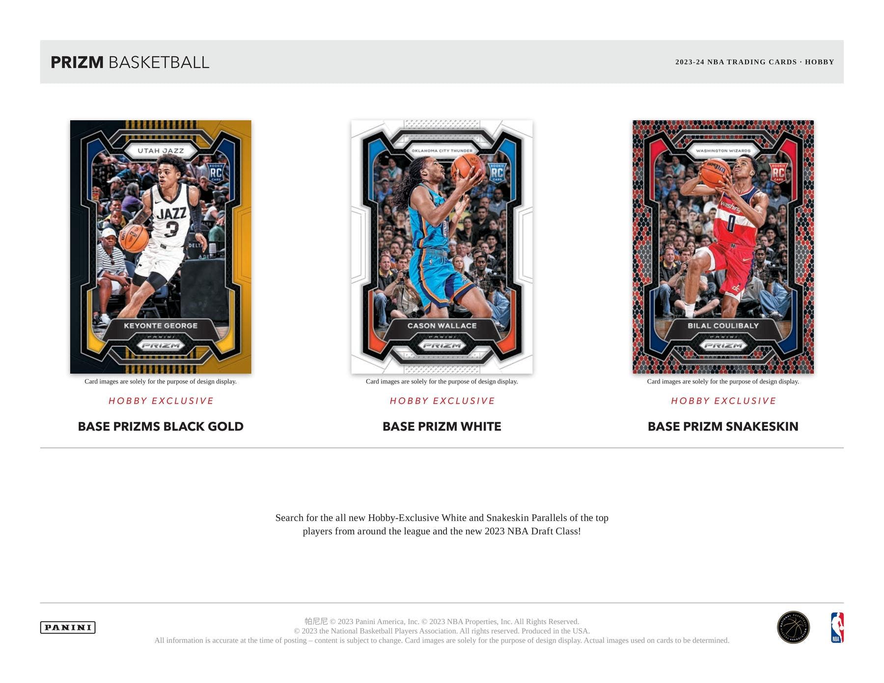 2023-24 Panini Prizm Basketball Hobby Box 746134150678 - King Card Canada