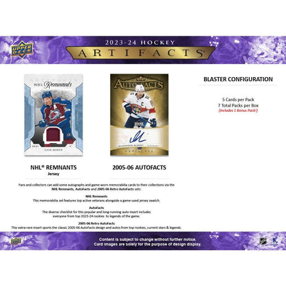 2023-24 Upper Deck Artifacts Hockey Blaster Box 053334148474 - King Card Canada