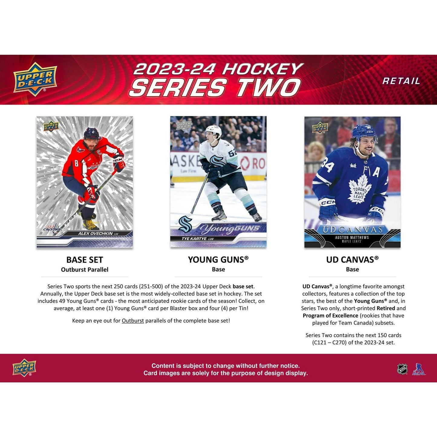 2023-24 Upper Deck Series 2 Hockey Blaster Box 053334462570 - King Card Canada