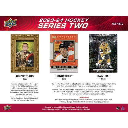 2023 - 24 Upper Deck Series 2 Hockey Collector's Tin at King Card Canada