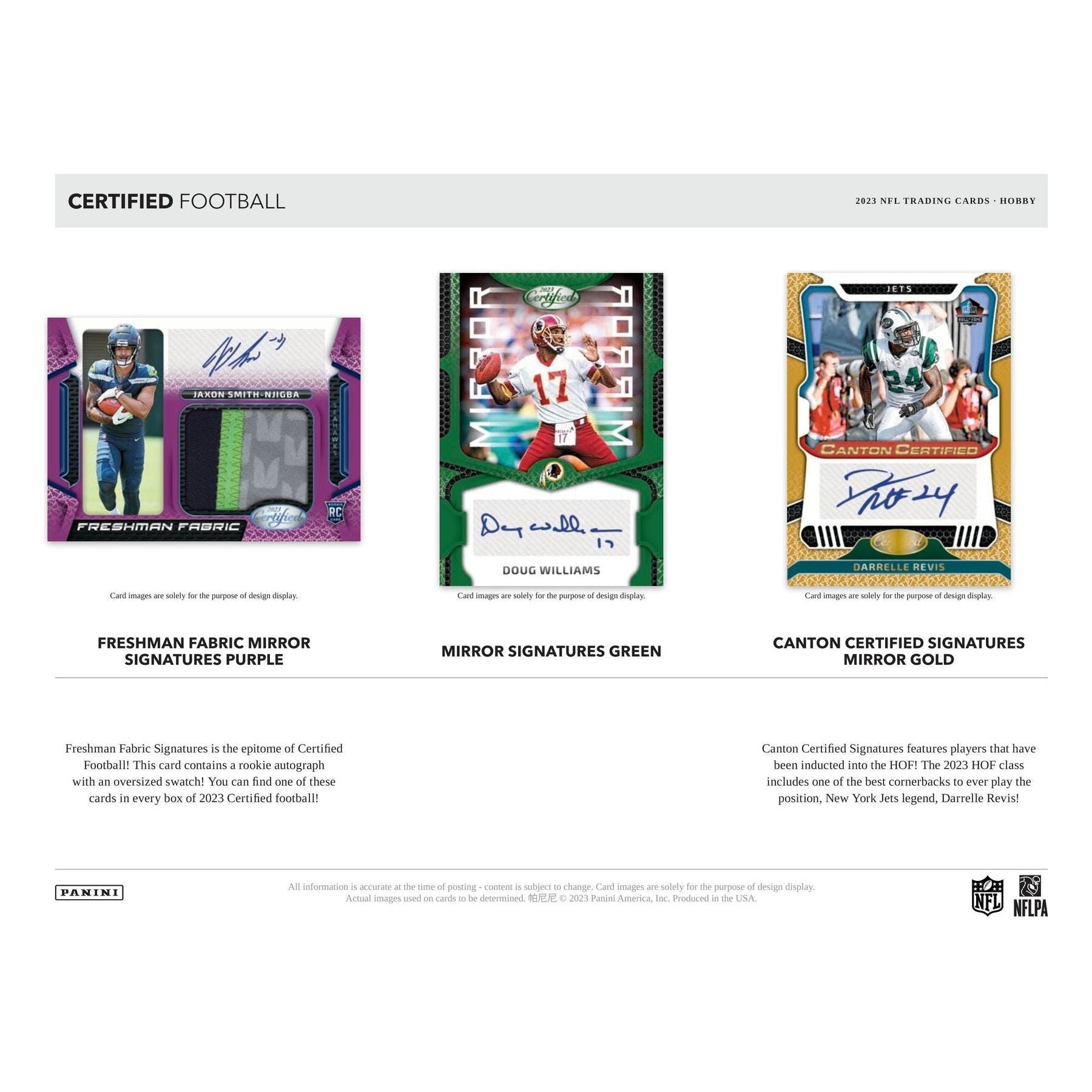 2023 Panini Certified Football Hobby Box 746134142802 - King Card Canada