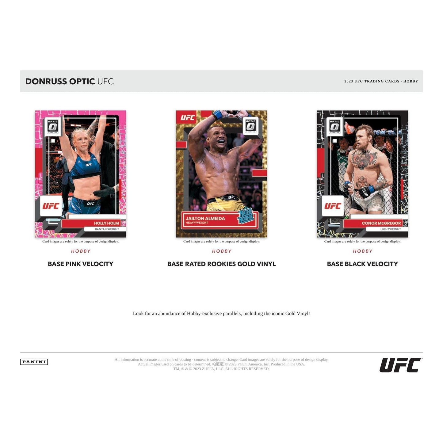2023 Panini Donruss Optic UFC Hobby Box 746134138225 - King Card Canada