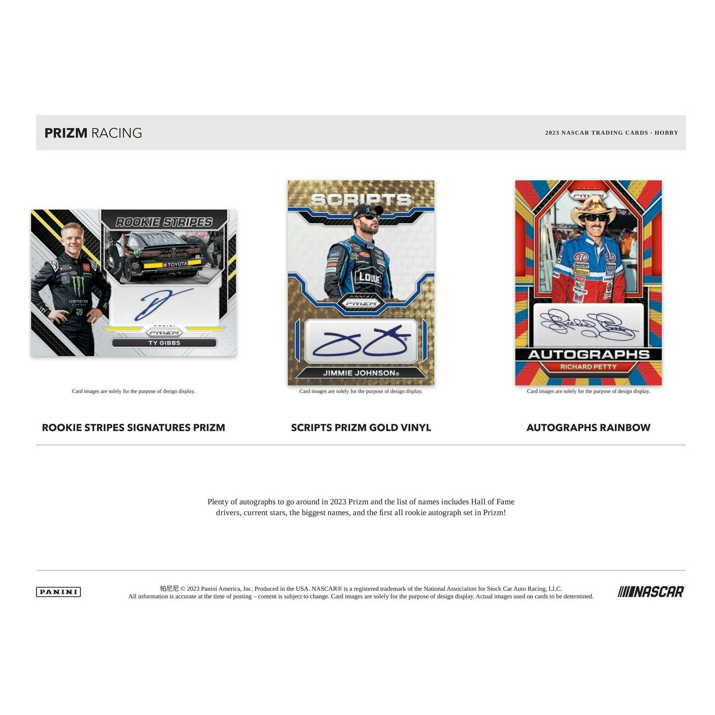 2023 Panini Prizm NASCAR Racing Hobby Box 746134139468 - King Card Canada