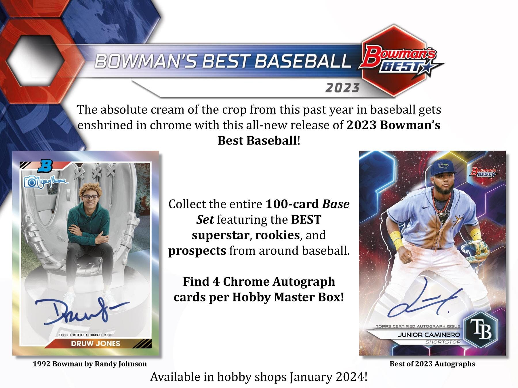2023 Topps Bowman's Best Master Hobby Box 887521123230 - King Card Canada
