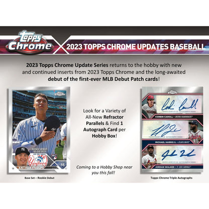 2023 Topps Chrome Baseball Update Series Hobby Box 887521122370 - King Card Canada