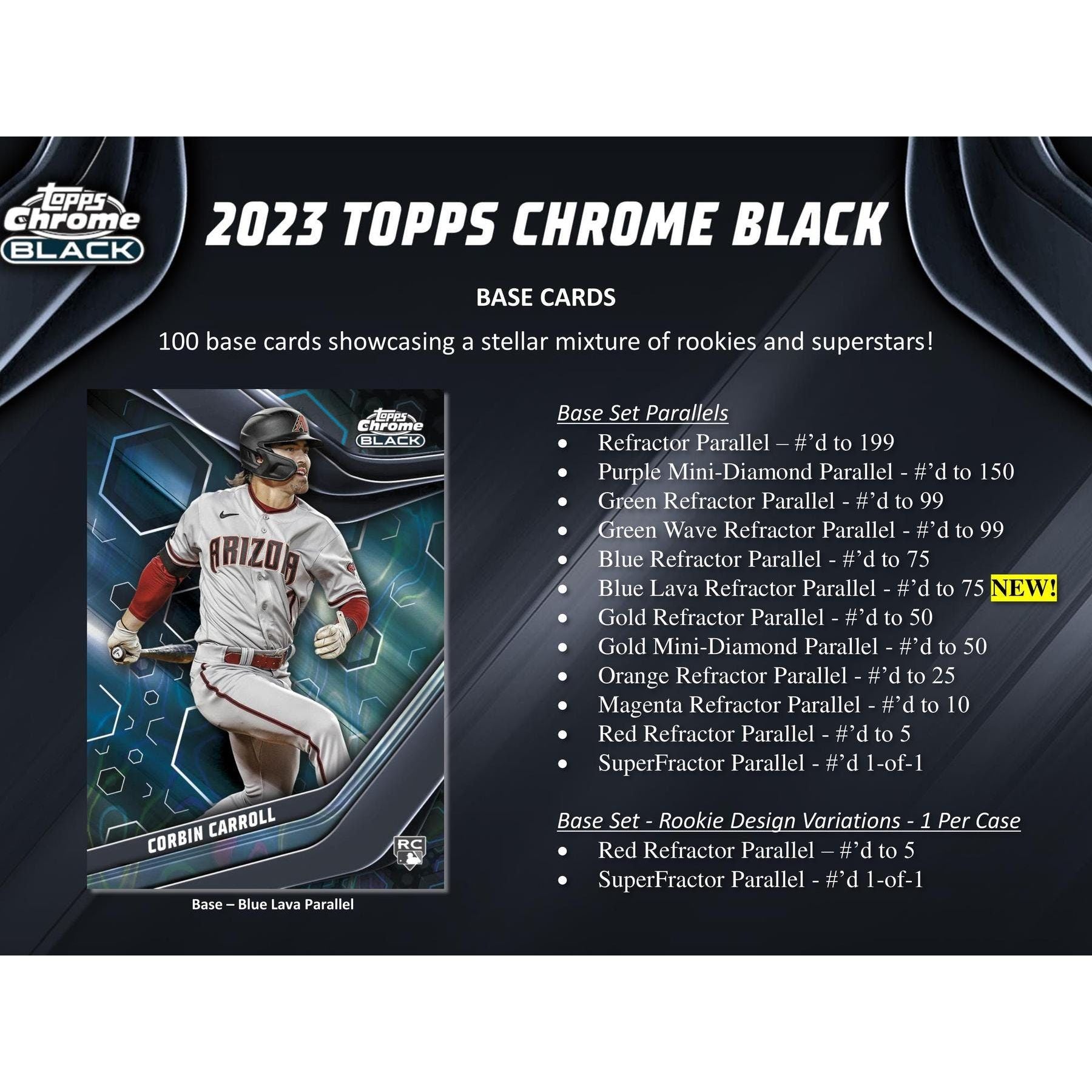 2023 Topps Chrome Black Baseball Hobby Box - King Card Canada