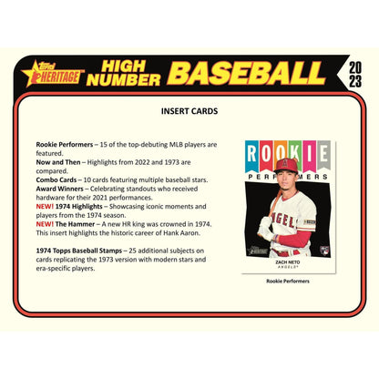 2023 Topps Heritage High Number Baseball Hobby Box 887521122257 - King Card Canada