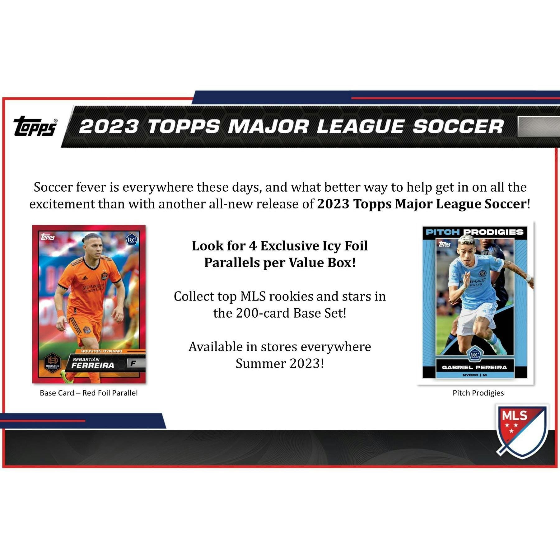 2023 Topps MLS Major League Soccer Blaster Value Box 887521115761 - King Card Canada