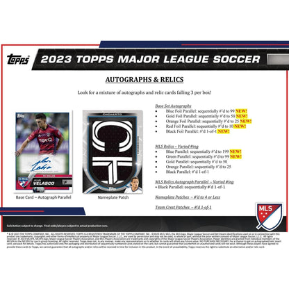 2023 Topps MLS Major League Soccer Hobby Box 887521115730 - King Card Canada