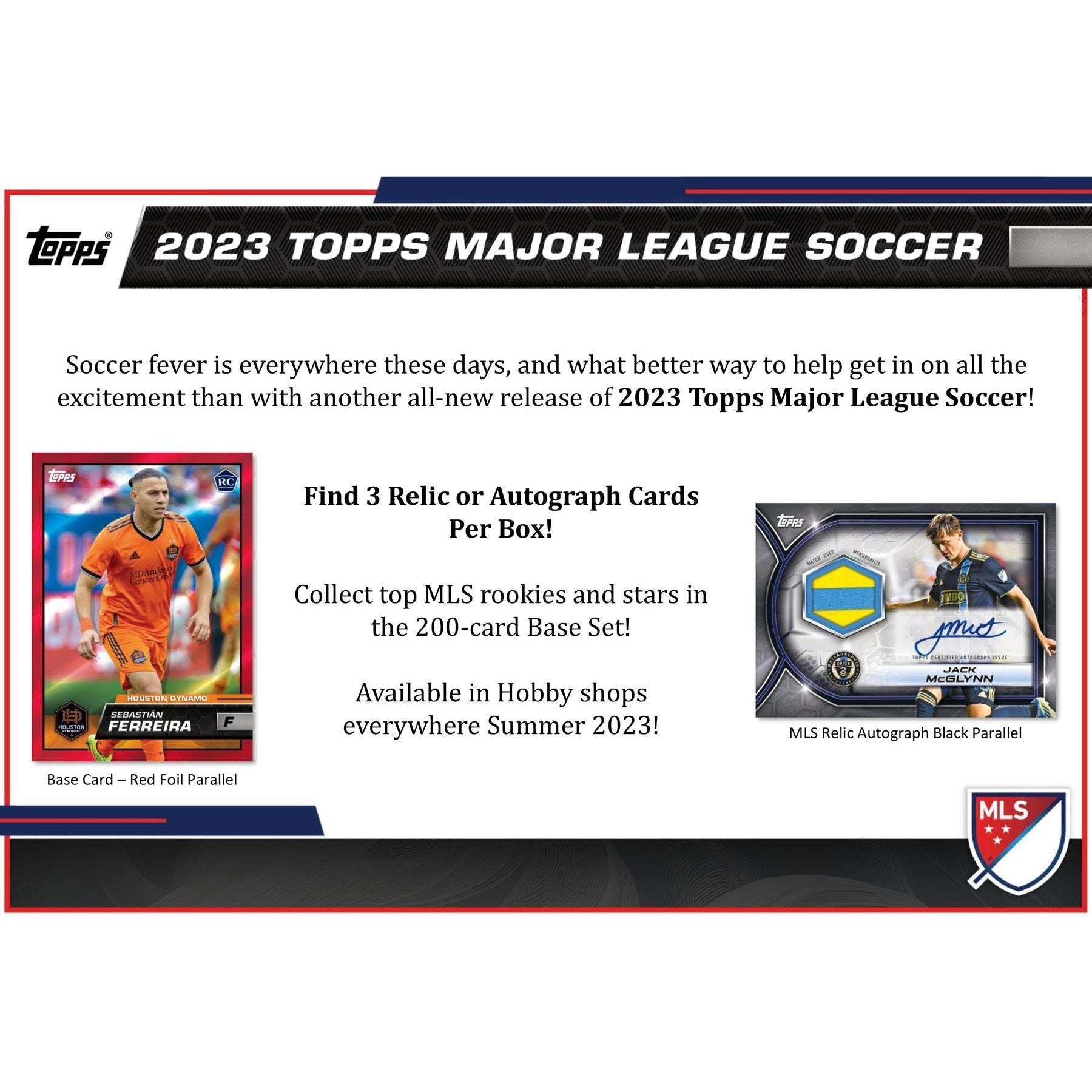 2023 Topps MLS Major League Soccer Hobby Box