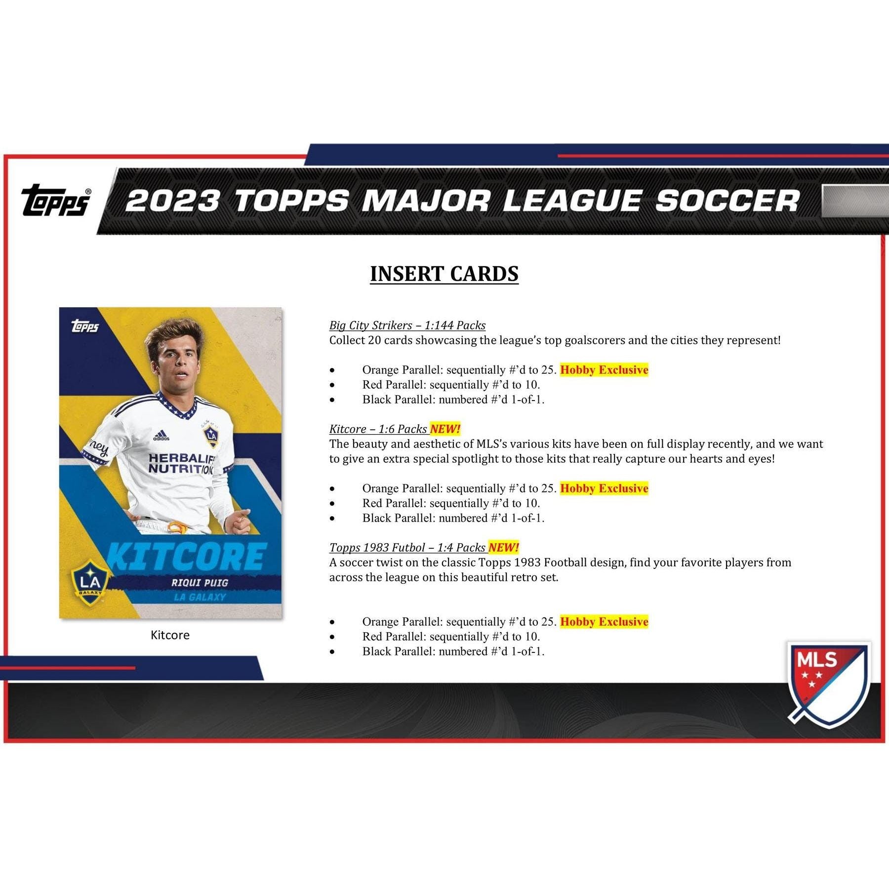 2023 Topps MLS Major League Soccer Hobby Box